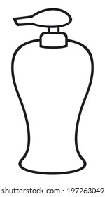 soap dispenser plastic pump (shower gel, shampoo)