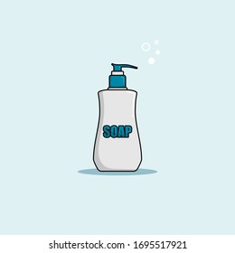 Soap Dispenser vector Illustration for template design