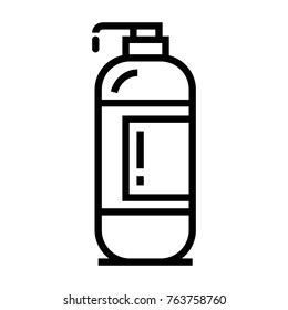 Soap Dispenser Vector Outline Icon Stock Vector (Royalty Free) 763758760