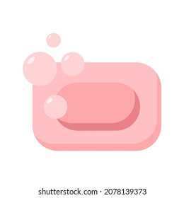 ilustración vectorial de clipart plana de jabón