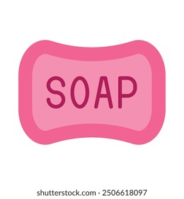 Diseño de icono plano de jabón para personal y Uso comercial