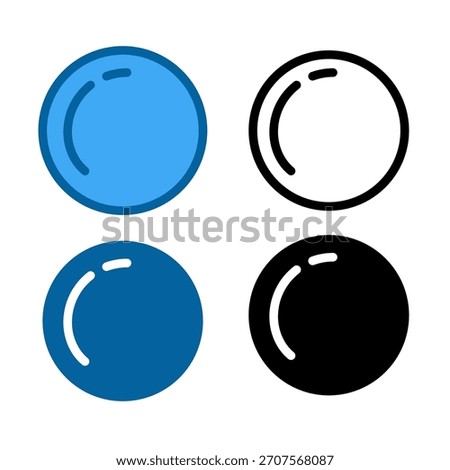Soap foam bubbles vector icon. Fizzy drink, champagne pictogram, oxygen bubbles simple design, black flat ball pictogram, suds silhouette