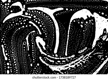 Soap foam Vector isolated on black, with clipping path, texture and background