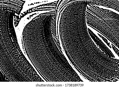 Espuma de jabón Vector aislado en negro, con trayectoria de recorte, textura y fondo