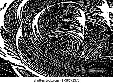 Soap foam vector isolated on black, with clipping path, texture and background, top view