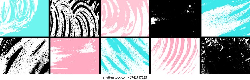 Soap grunge backgrounds collection. Foam textures set. Foam water. Soap bubble stains bundle. Shampoo. Shaving cream. Cleaning. Washing.