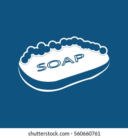 soap icon, clean icon to use in web and mobile UI