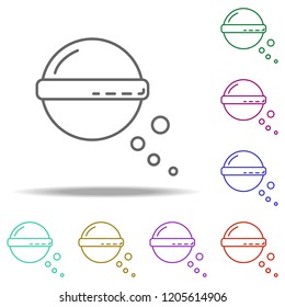 soap icon. Elements of Beauty, make up, cosmetics in multi color style icons. Simple icon for websites, web design, mobile app, info graphics