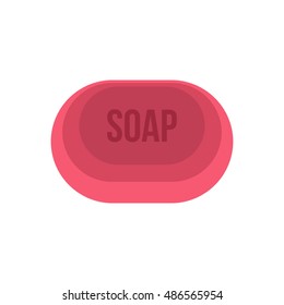 Soap icon in flat style isolated on white background. Purity symbol vector illustration