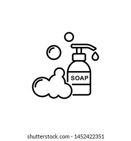 soap icon, illustration design trendy 