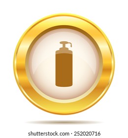 Soap icon. Internet button on white background. EPS10 vector. 