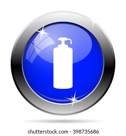 Soap icon. Internet button on white background. EPS10 vector
