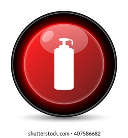 Soap icon. Internet button on white background. EPS10 vector
