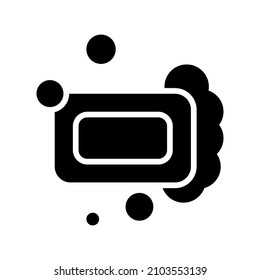 Soap icon isolated on white background