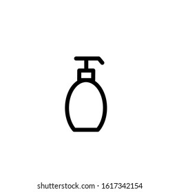 Soap icon. Line design template