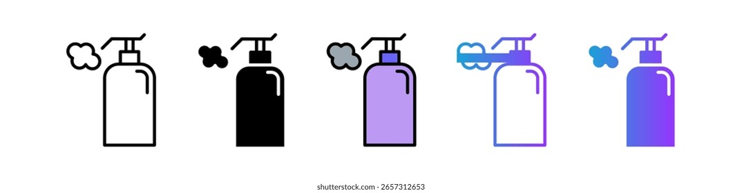 Soap Icon Multiple Vector Illustration