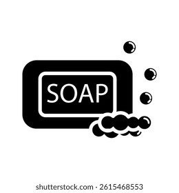 Soap icon on white background