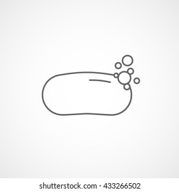 Soap Icon On White Background