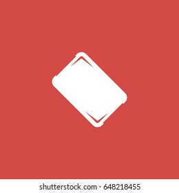 soap icon. sign design. red background