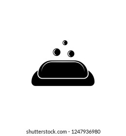 Soap icon. Simple glyph vector element of bathroom set icons for UI and UX, website or mobile application