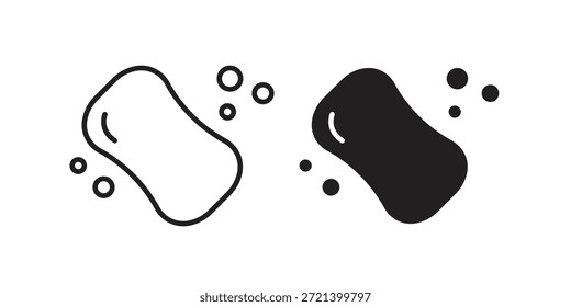Icono de jabón para la Plantilla. Conjunto de gráficos de Vector de iconos