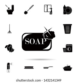Soap icon. Universal set of cleaners for website design and development, app development