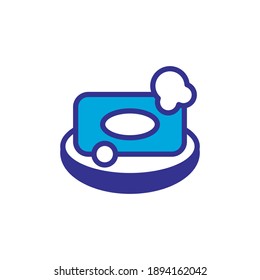 soap icon, vector, color style design
