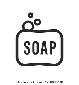 ilustración de diseño de vectores de iconos de jabón