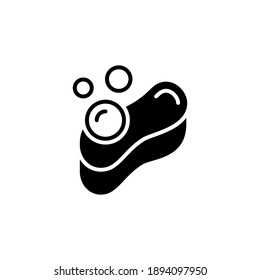 soap icon, vector, glyph style design