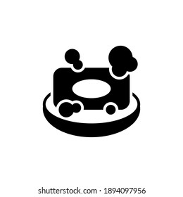 soap icon, vector, glyph style design