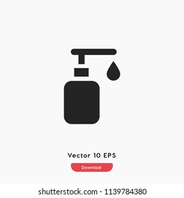 Soap icon vector. soap symbol.  Linear style sign for mobile concept and web design. soap symbol logo illustration. vector graphics - Vector.
