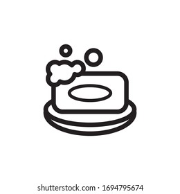 icono de jabón, plantilla de símbolo vectorial