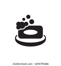 soap icon, vector symbol template
