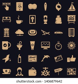 Soap icons set. Simple style of 36 soap vector icons for web for any design