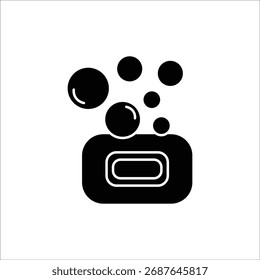 ícones soap. vetor sólido simples