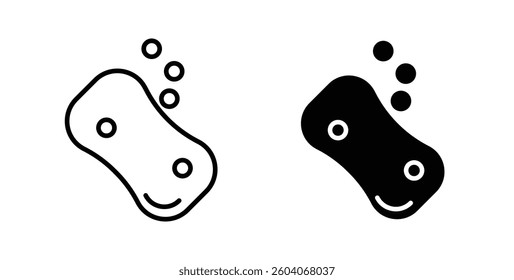 Soap icons. thin line vector icons