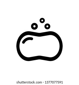 Soap icon,vector illustration. Flat design style. vector soap icon illustration isolated on White background, soap icon Eps10. soap icons graphic design vector symbols.