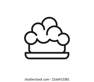 Soap line icon. High quality outline symbol for web design or mobile app. Thin line sign for design logo. Color outline pictogram on white background