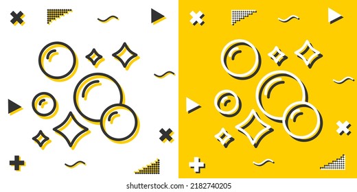 soap line icon. Simple outline style.soap linear sign. Vector illustration isolated on white background. Editable stroke EPS 10