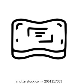 soap line vector doodle simple icon design
