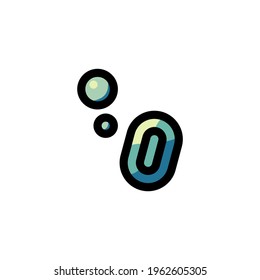 Soap Medical Outline Icon Logo Vector Illustration
