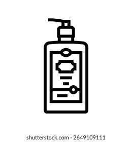 soap natural line icon vector. soap natural sign. isolated contour symbol black illustration