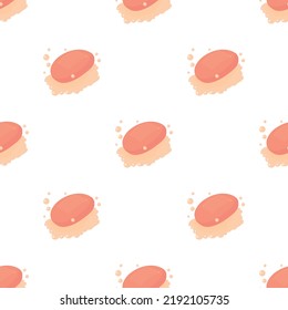 Soap pattern seamless background texture repeat wallpaper geometric vector