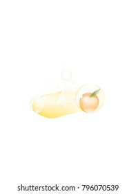 Soap with peach