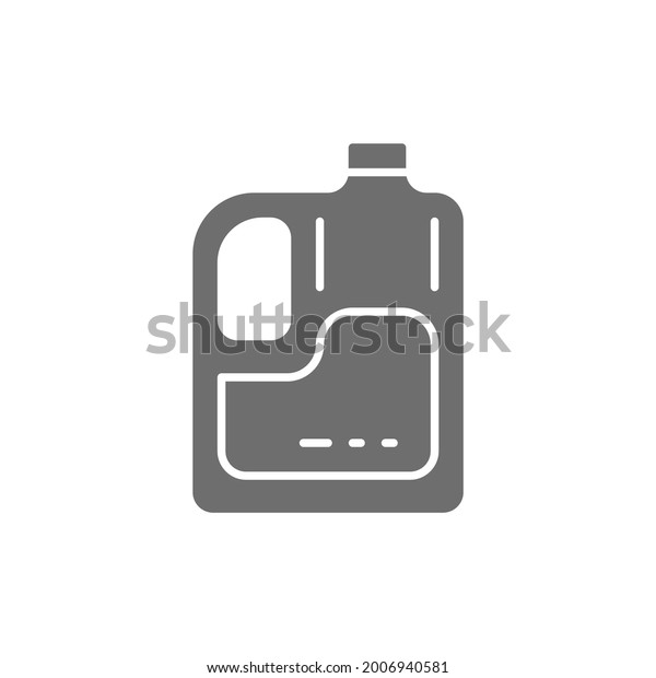 Soap and shampoo
for car washing grey
icon.