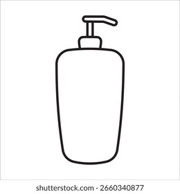Vector de contorno de icono de stock de jabón