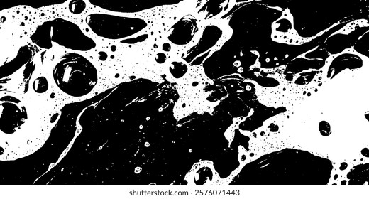 Soap texture with foam and grunge background, bubble spots, and sponge overlay. Soapy glass with clean smear pattern, bathroom shampoo, laundry detergent.