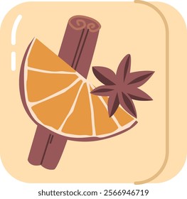 Soap with vanilla, cinnamon, orange