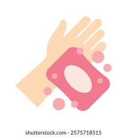 Soap Vector EPS 10 for print, digital UI, UX kit, web and app development for health, personal care, body treatment and more.