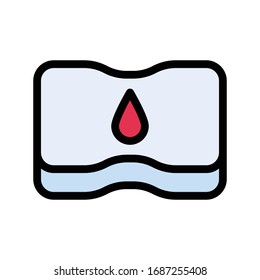 soap vector flat color icon 